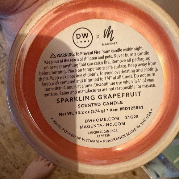 Rae Dunn SPARKLE Iridescent Candle - Picture 2 of 2